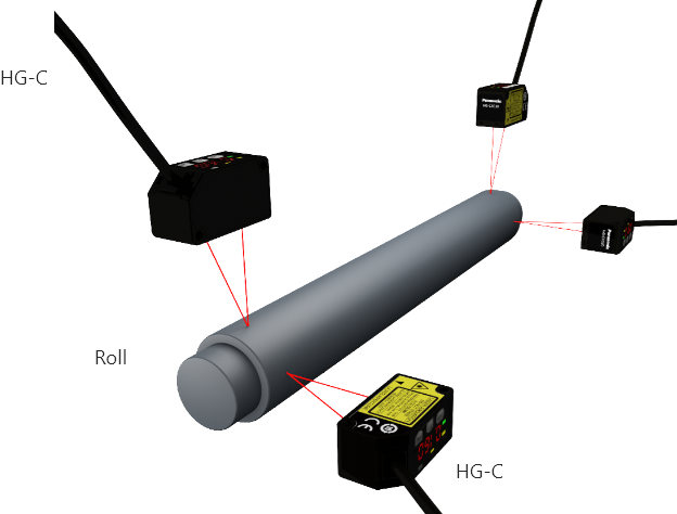Measuring misalignment of rolled metal sheets