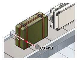 Passage confirmation of object on a conveyor belt