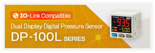 Dual Display Digital Pressure Sensor [For Gas] DP-100L
