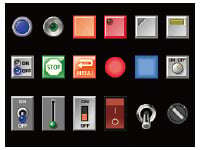 4,096-color parts libraries