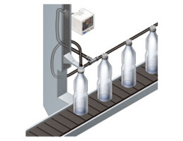 Air-leak test for PET bottles