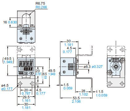 Assembly dimensions