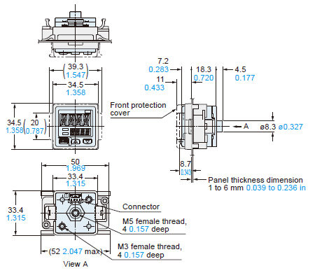 Assembly dimensions