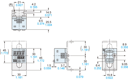Assembly dimensions