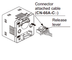 Connection Connector of connector attached cable