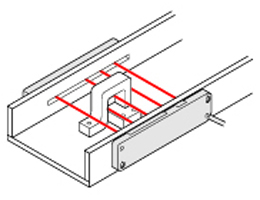 Detecting parts having wide positioning area