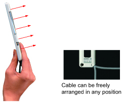 10 mm 0.394 in thick: half the thickness of conventional models