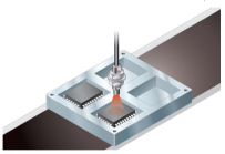 Detecting the presence or absence of ICs on a tray