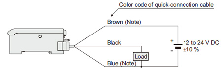 PNP output type FX-301P(-HS) Wiring diagram