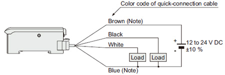 PNP output type FX-305P I/O Wiring diagram