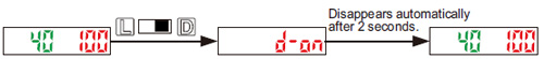 Switching output operation When set to Dark-ON (D-ON)