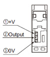 NPN output type FX-501 Terminal arrangement diagram