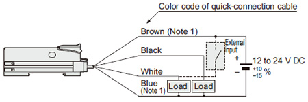 PNP output type FX-502P Wiring diagram