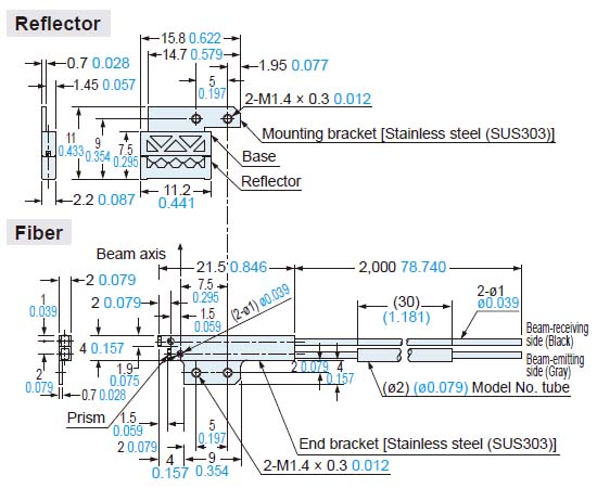 FR-KZ22E Reflector