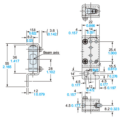 Assembly dimensions