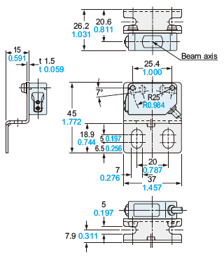 Assembly dimensions