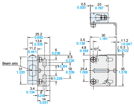 Assembly dimensions