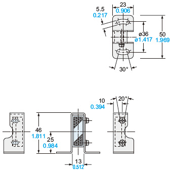 Assembly dimensions