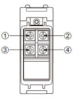 EQ-501(T) EQ-502(T) Terminal arrangement diagram