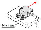 Mountable with M3 screws