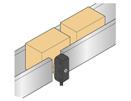 Sensing objects from an opening