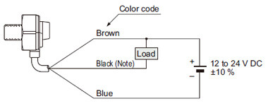 NPN output type Wiring diagram