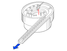 Sensing parts in feeder