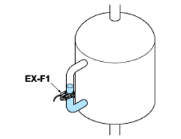 Detecting liquid level in a tank