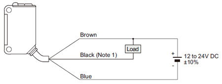 NPN output type Wiring diagram