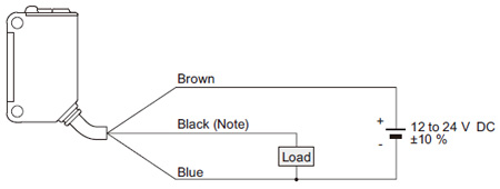 PNP output type Wiring diagram