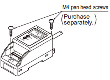 In case of using screws