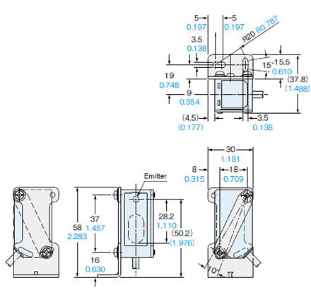 MS-HG-01 Assembly dimensions