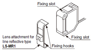 Lens attachment for line reflective type (LS-MR1)