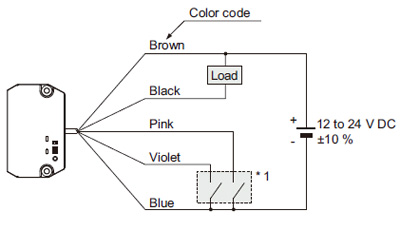 NPN output Wiring diagram