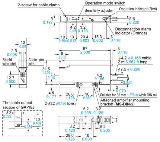 Micro-size Inductive Proximity Sensor GA-10/GH (Discontinued Products)