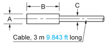 Micro-size Inductive Proximity Sensor GA-10/GH (Discontinued Products)