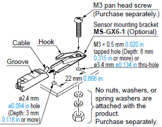 Mounting GX-6 type