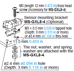 Mounting GX-8 type