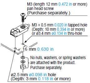 Mounting GX-12 type