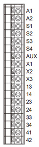 SF-C13 Terminal arrangement diagram