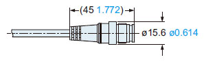 Connector of the pigtailed type (with muting function) SF4B-□CA-J05