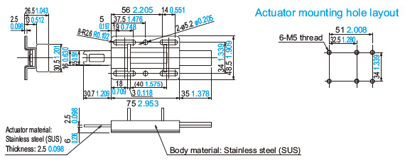 Slide actuator (SG-K21S)