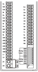 Terminal arrangement diagram